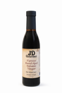 Bottle of JD Gourmet Espresso Balsamic Vinegar, a dark coffee-infused balsamic vinegar